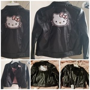 6x hellokitty  leather jacket